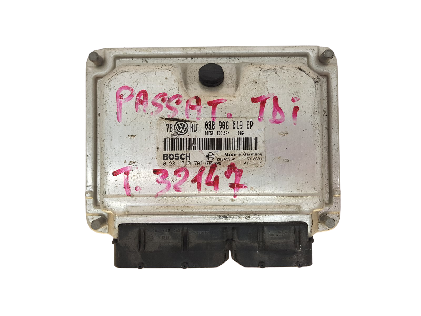 Steuergerät 038906019EP 0281010701 Volkswagen 30707 main product photo