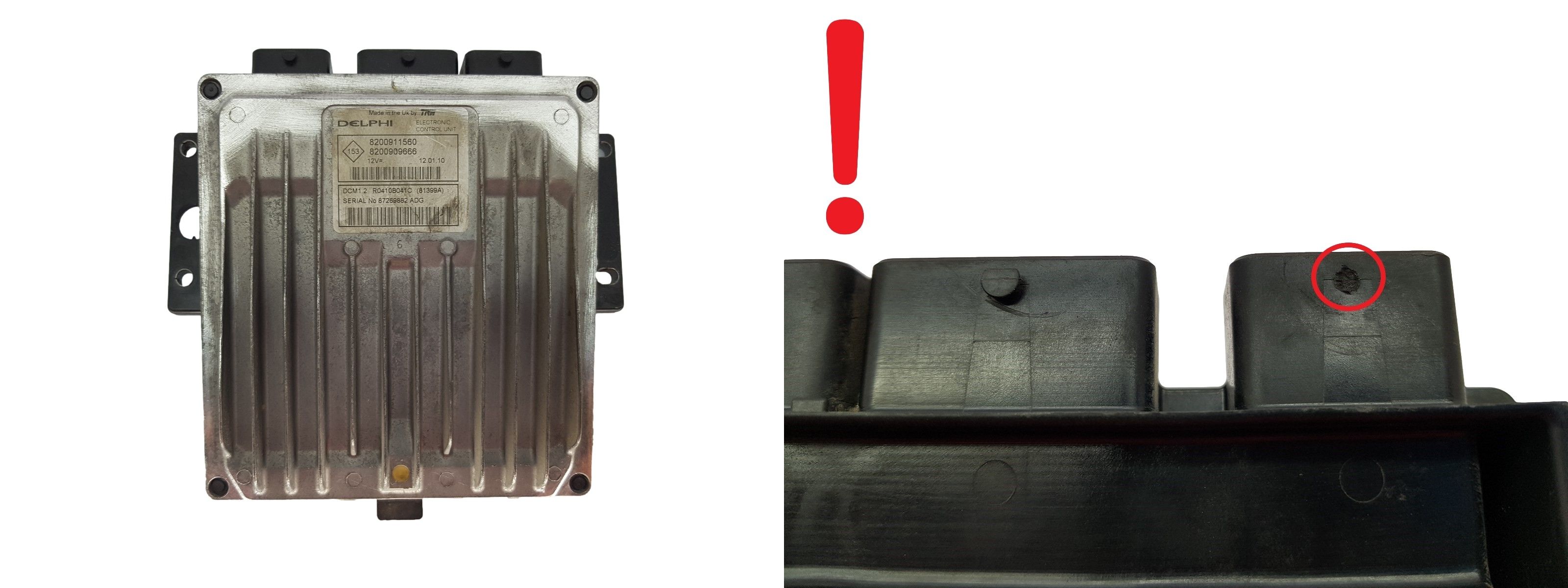 Steuergerät 8200911560 8200909666 R0410B041C Renault Delphi 3167 main product photo