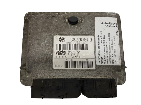 Steuergerät Skoda 036906034DF 6160101306 Magneti Marelli 22572 main product photo