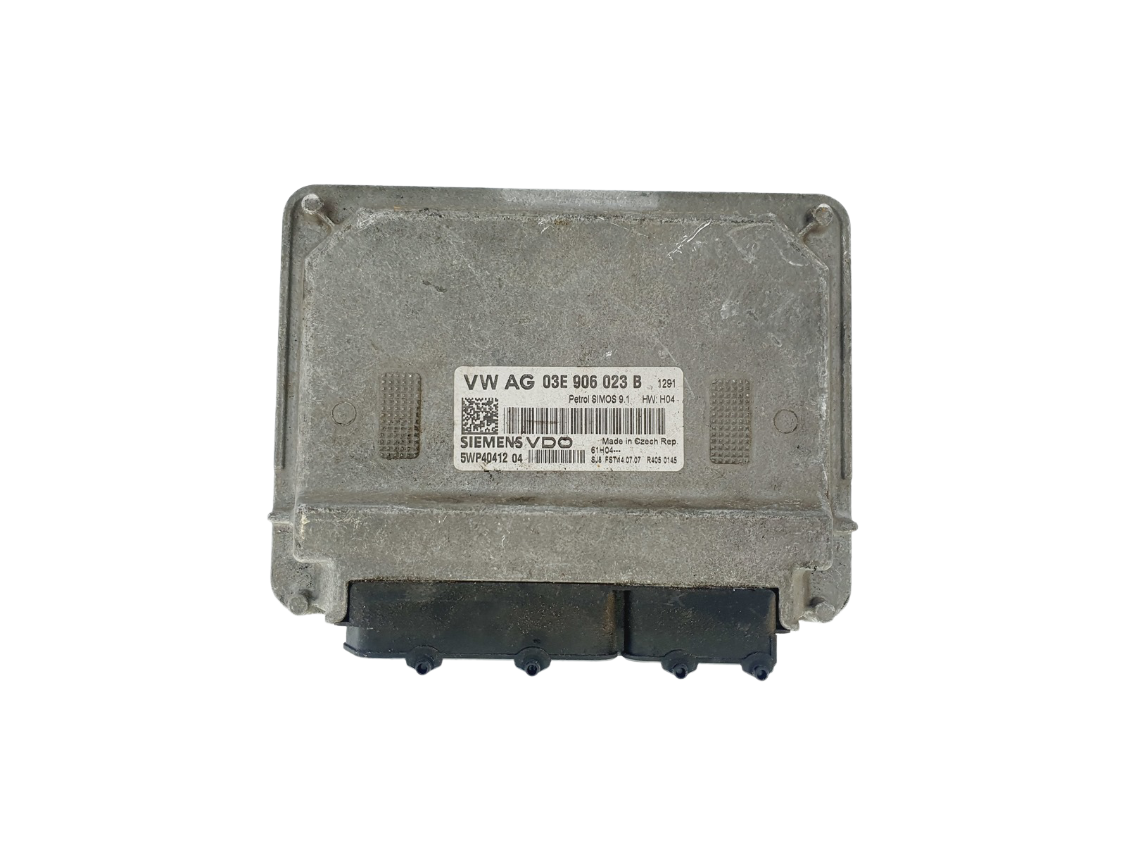 Steuergerät 03E906023B 5WP40412 04 VW SKODA Siemens 35534 main product photo