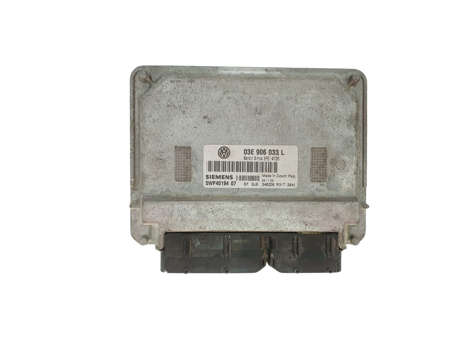 Steuergerät 03E906033L 5WP40194 07 VW Siemens 47031 main product photo