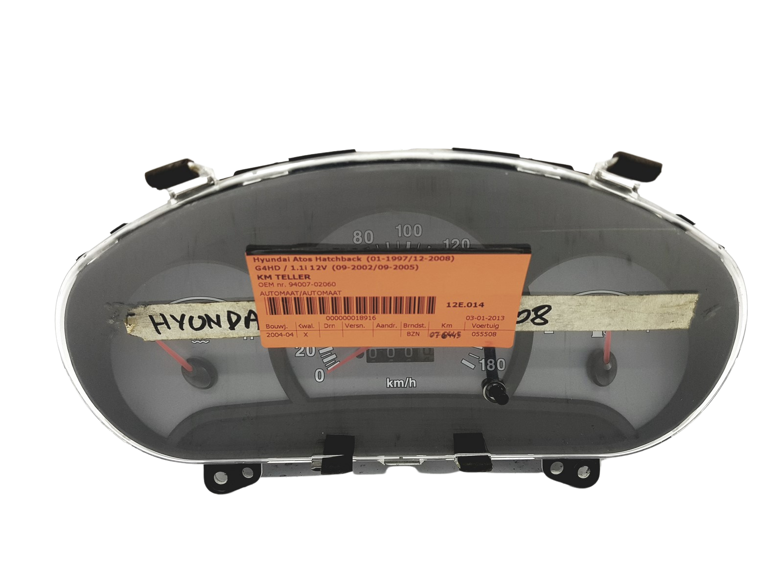 Tacho Kombiinstrument Hyundai Atos 94007-02060 2005-51101H 53528 main product photo