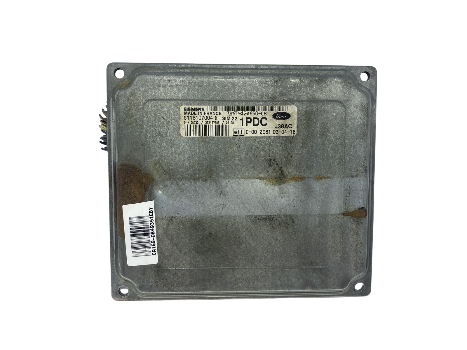 Steuergerät S118107004D 3S61-12A650-CB Ford Siemens 49351 main product photo