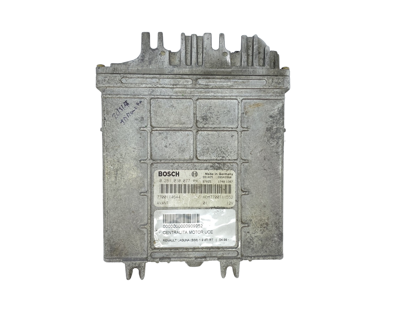 Steuergerät 0281010077 7700114644 7700111552 Renault Bosch 60257 main product photo