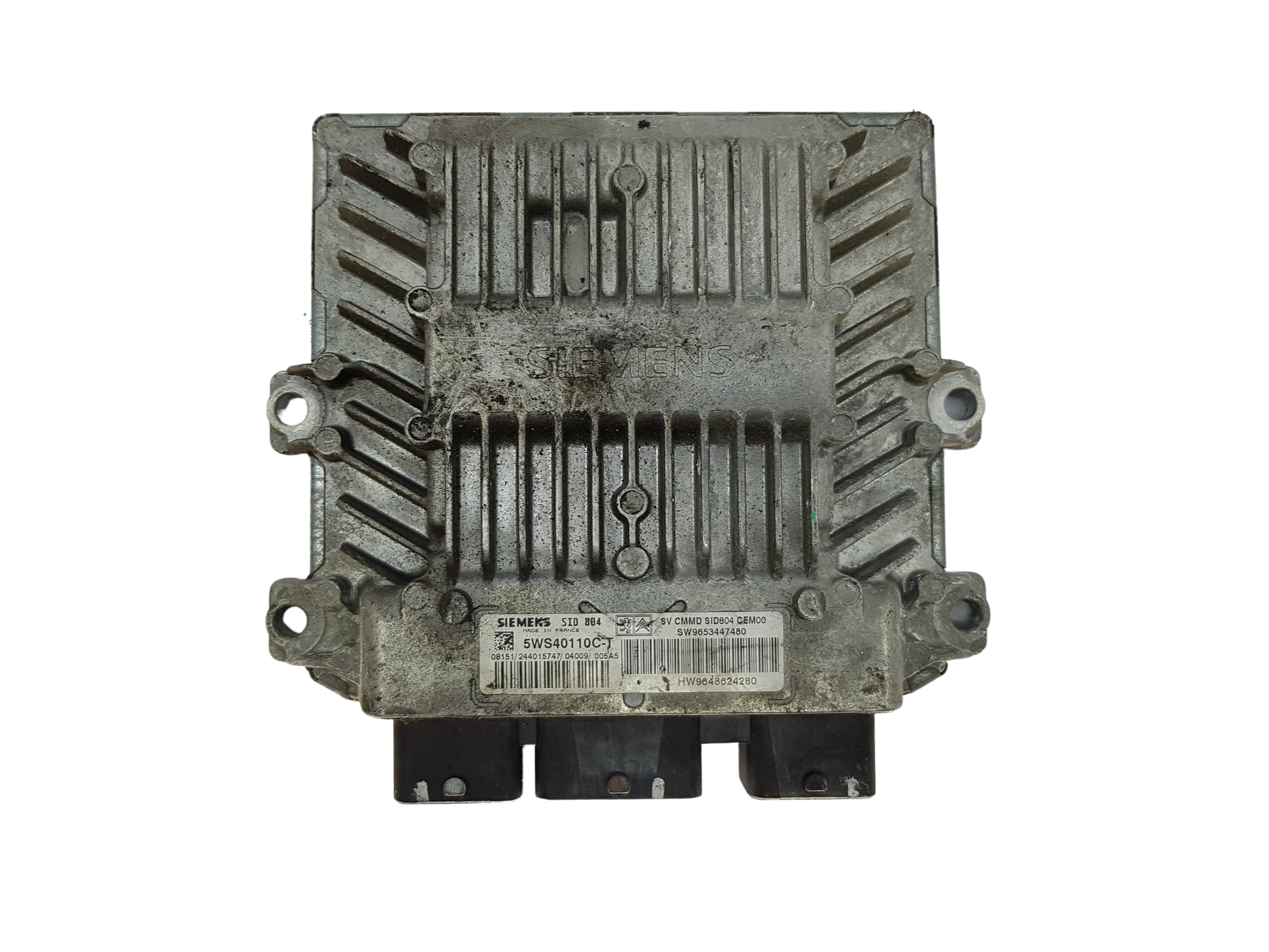 Steuergerät 9653447480 9648624280 5WS40110C-T PSA Siemens 14369 main product photo