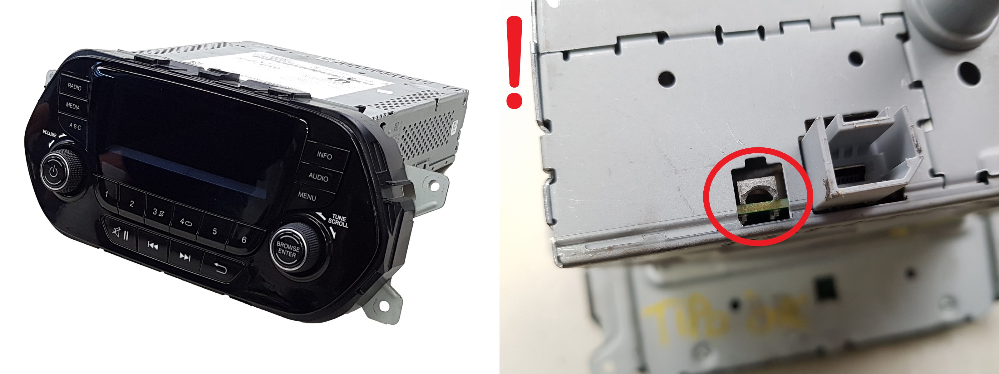 Autoradio Fiat Tipo 07356609100 main product photo