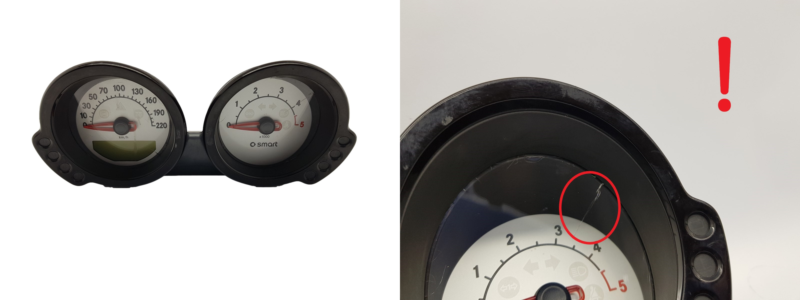 Tacho Kombiinstrument Smart Forfour A4545404511 2244 main product photo