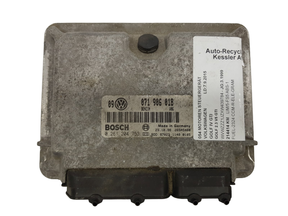 Steuergerät VW 071906018 0261204753 Bosch 22462 main product photo