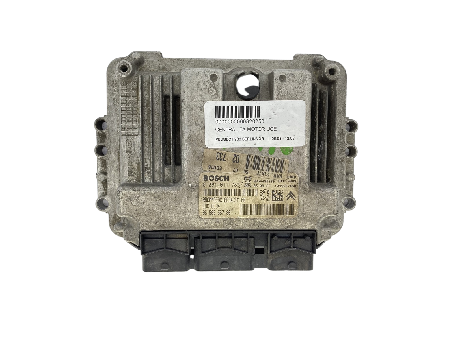 Steuergerät PSA 0281011783 9658556780 9654490280 Bosch 60659 main product photo