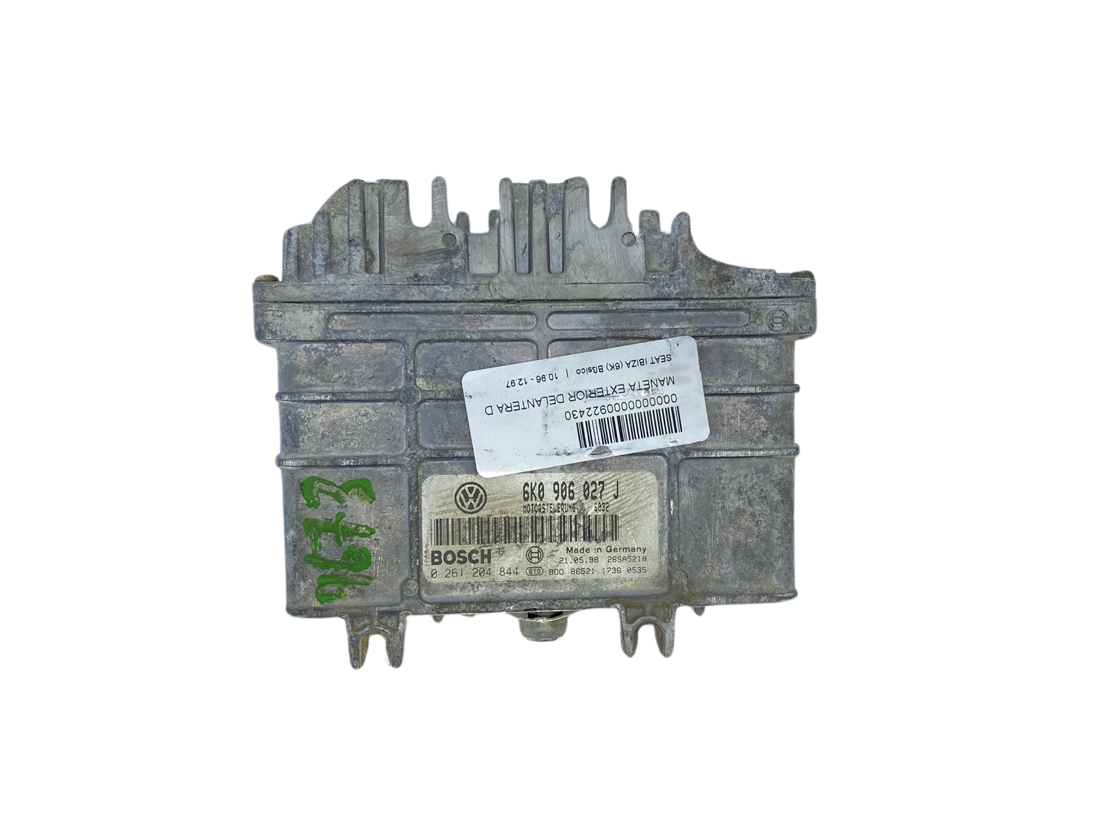 Steuergerät 6K0906027J 0261204844 Seat VW Bosch 61138 main product photo