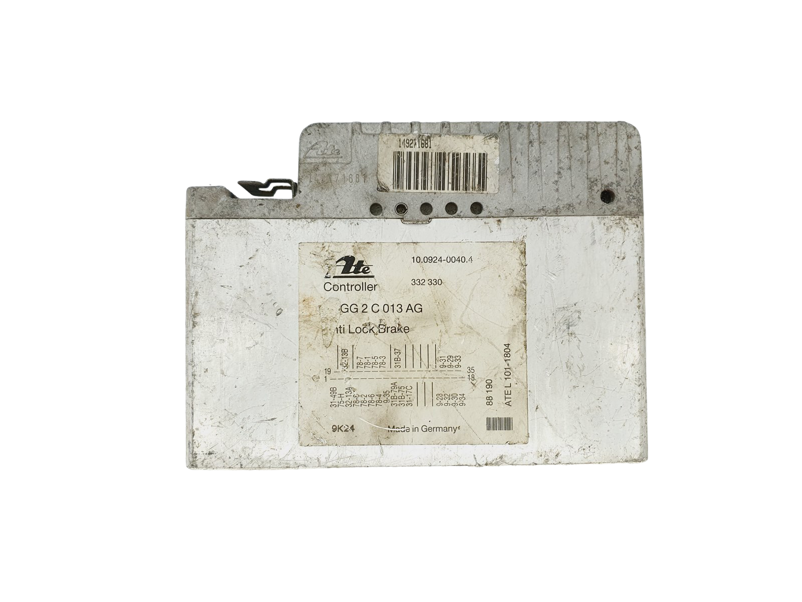 Steuergerät ABS 85GG2C013AG 10.0924-0040.4 Ford Ate 36874 main product photo