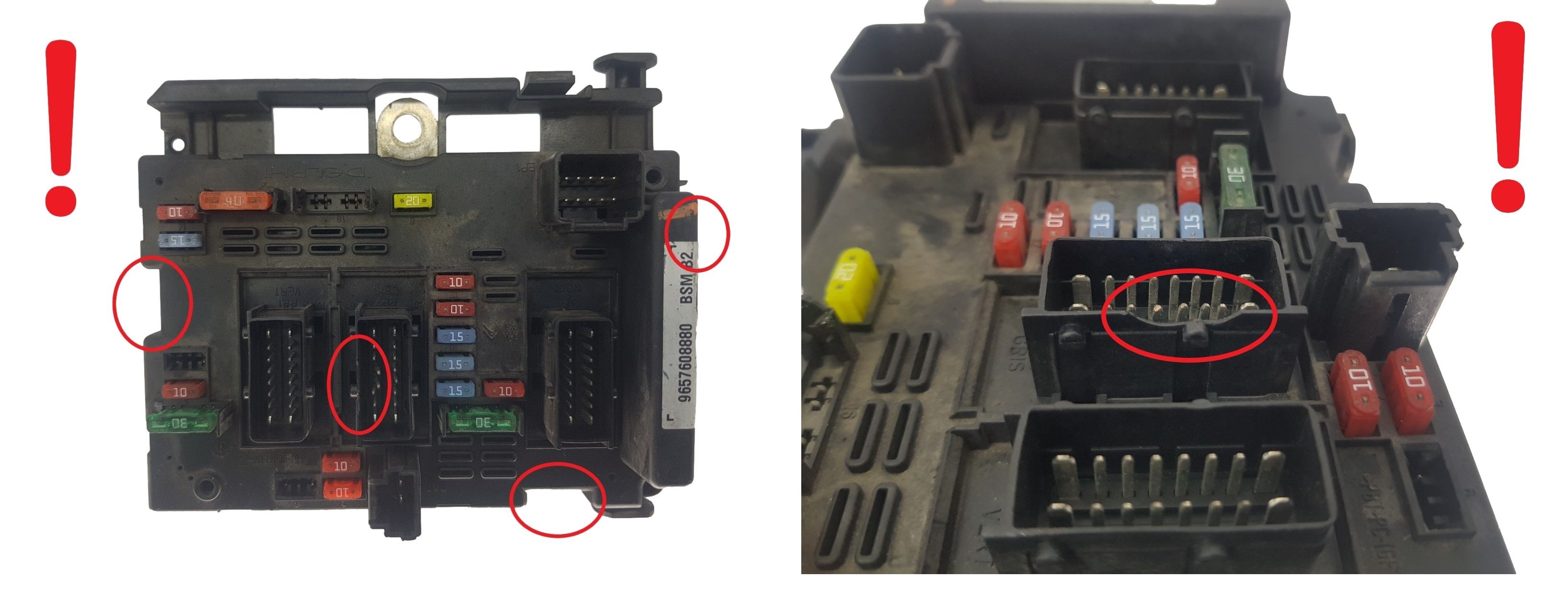 Steuergerät BSM B2 9657608880 PSA Delphi 1834 main product photo
