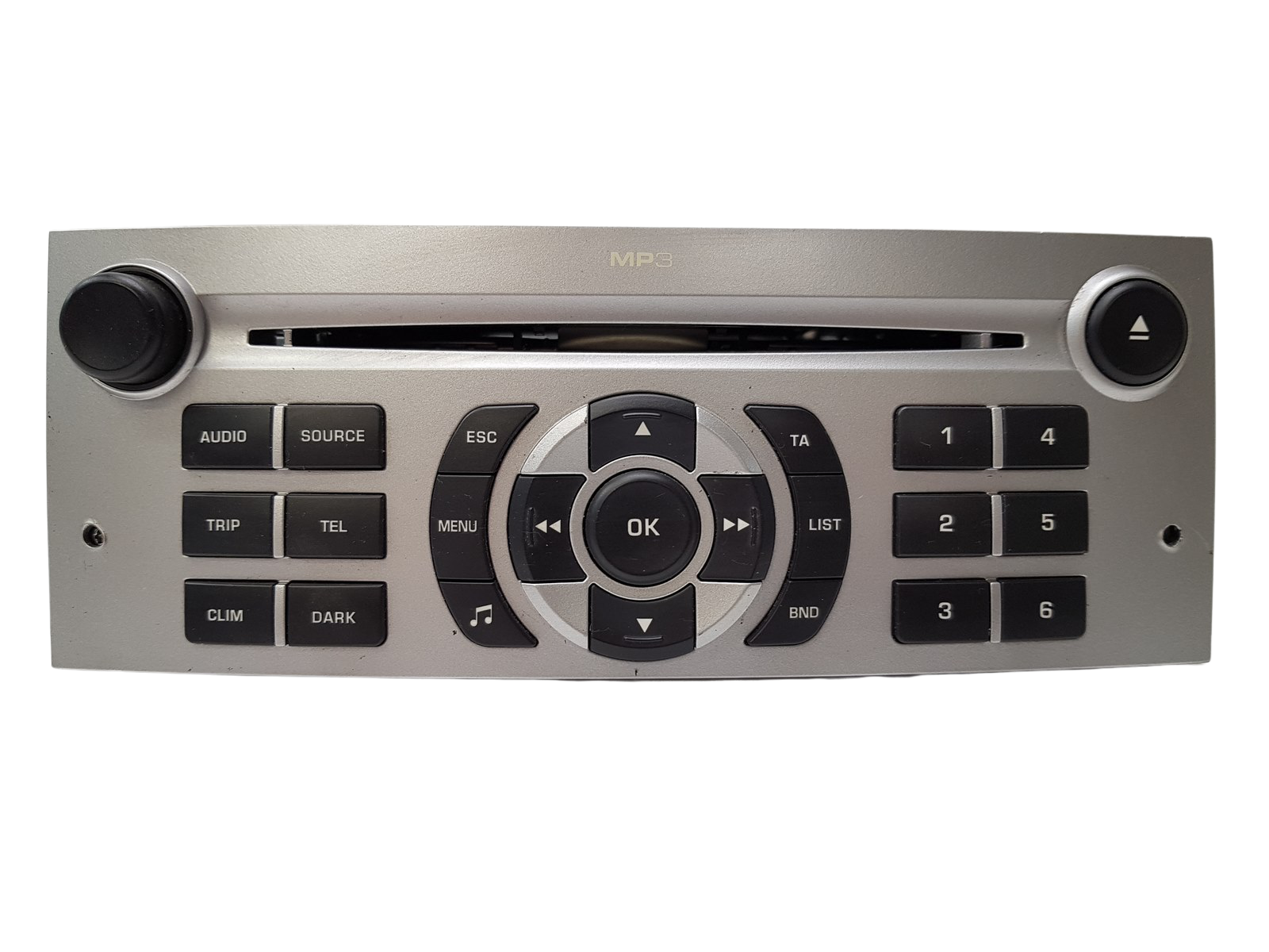 Cd-Radio Mit Mp3 Citroen Peugeot 9664636277 7645110393 Blaupunkt 1144 main product photo