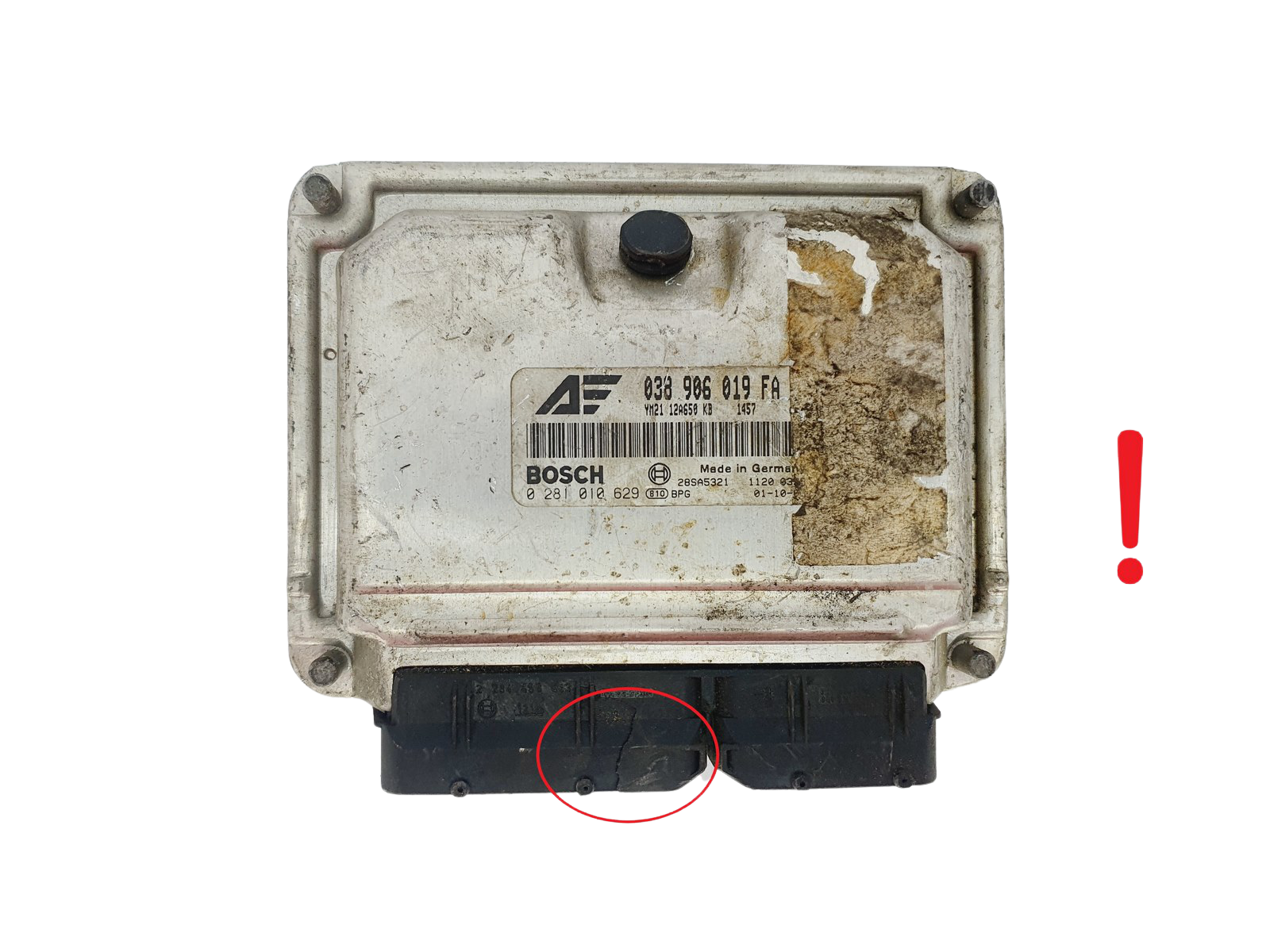 Steuergerät 038906019FA 0281010629 Ford VW Bosch 46216 main product photo