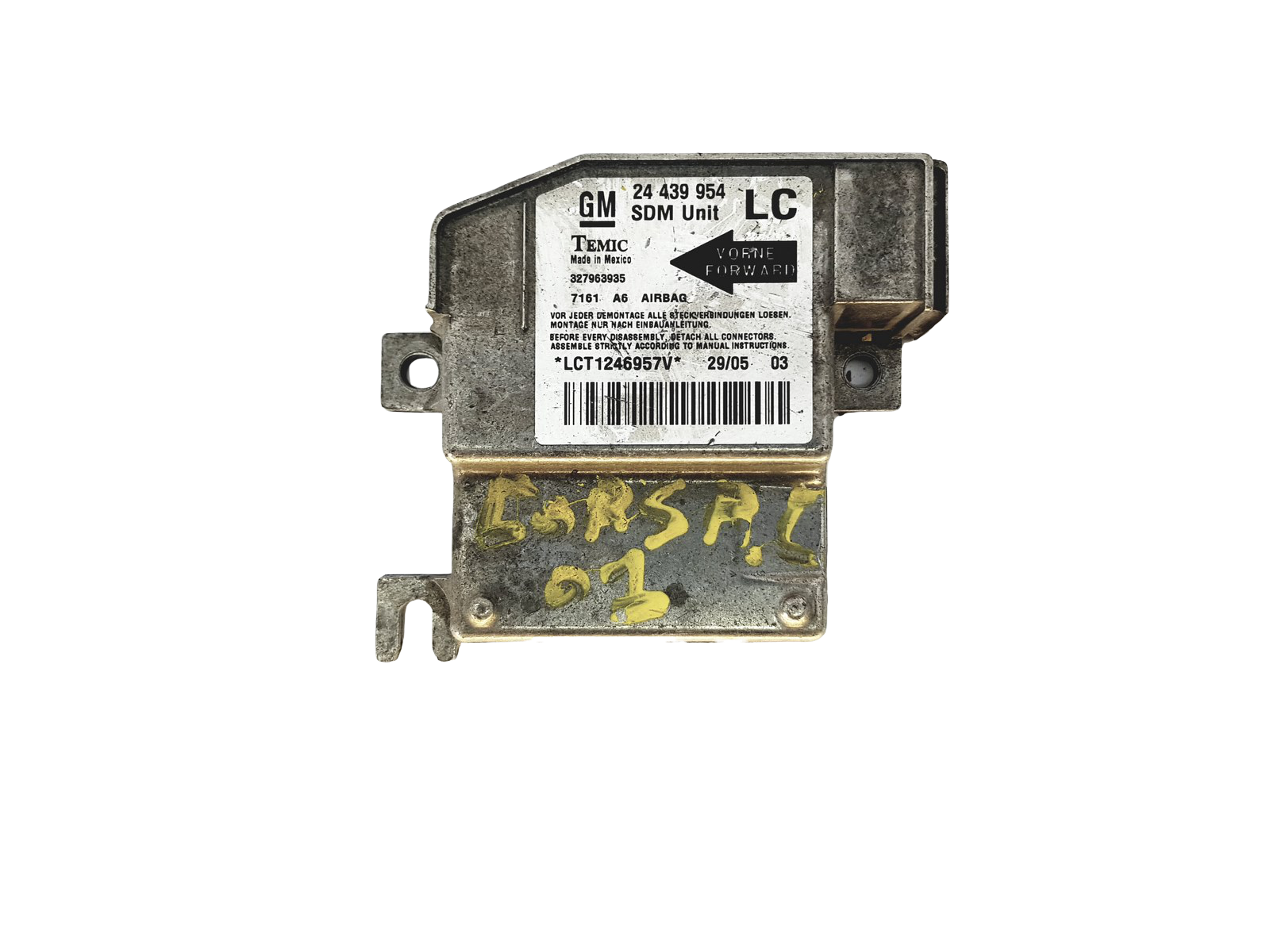 Steuergerät 24439954 327963935 Opel Temic main product photo