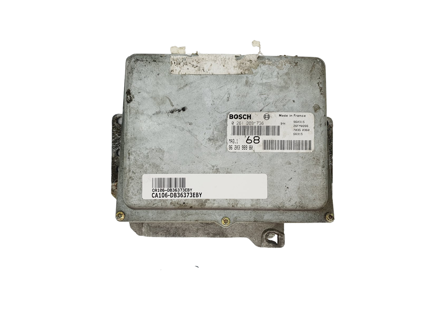 Steuergerät 0261203736 9620398980 MA3.1 26FM0266 PSA Bosch 36373 main product photo