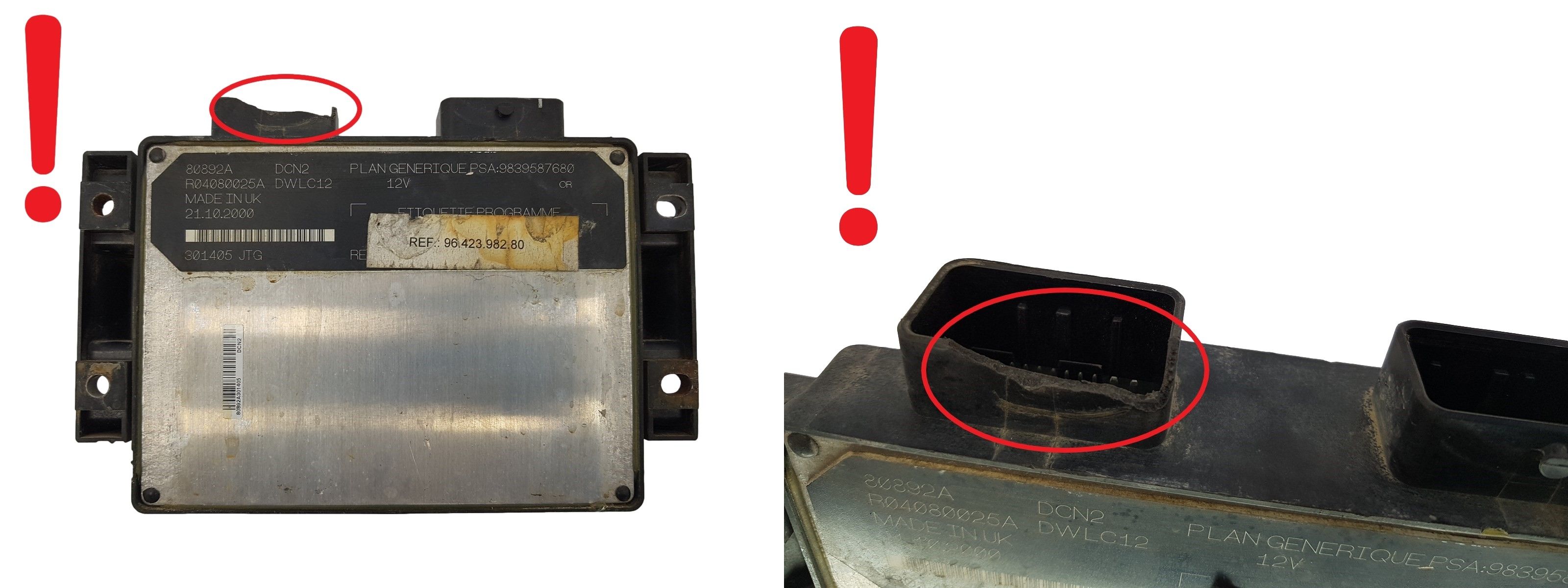 Steuergerät 9839587680 9642398280 R04080025A PSA Lucas 2884 main product photo