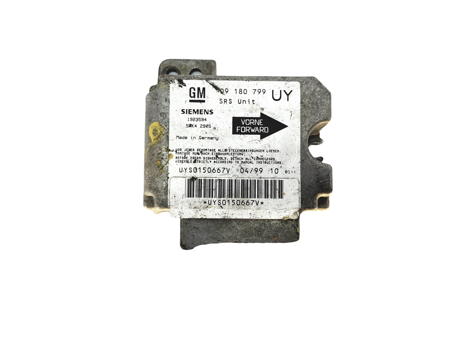 Steuergerät 09180799 5WK42905 Opel Siemens 23149 main product photo