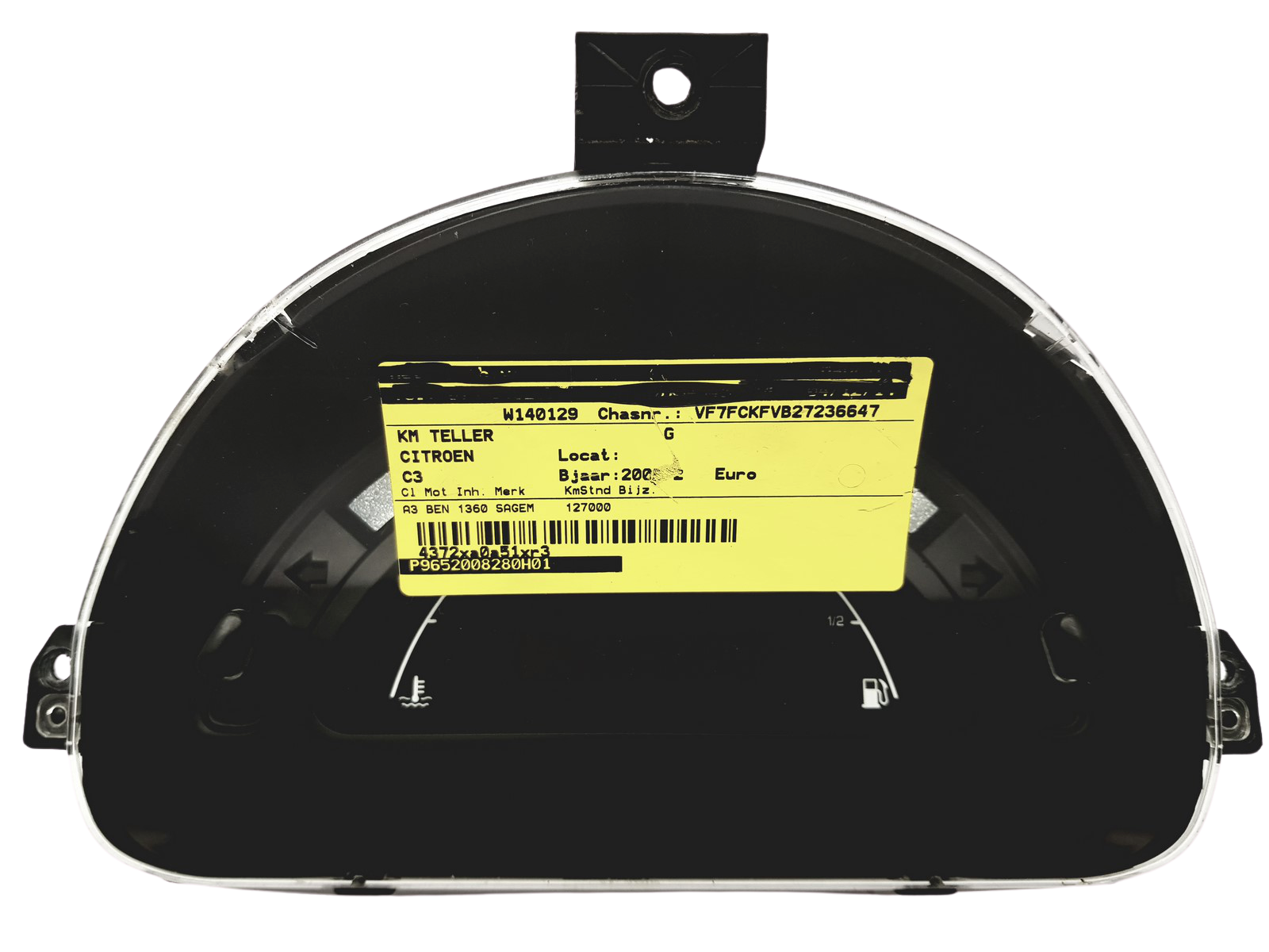 Tacho Kombiinstrument Citroen C2 C3 9652008280 H 01 30917 main product photo