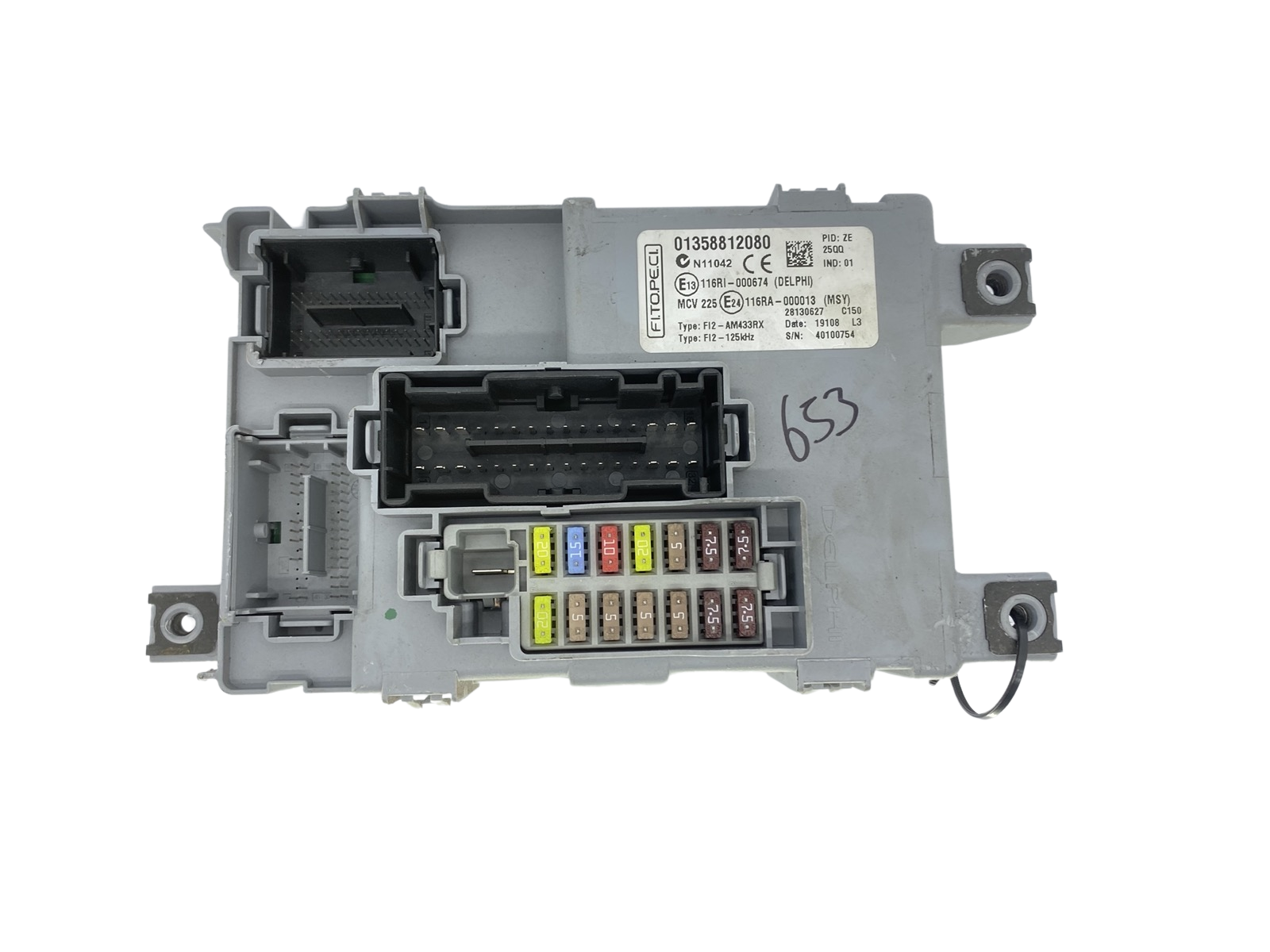 Steuergerät BSI Fiat PSA 01358812080 28130627 Delphi 59114 main product photo