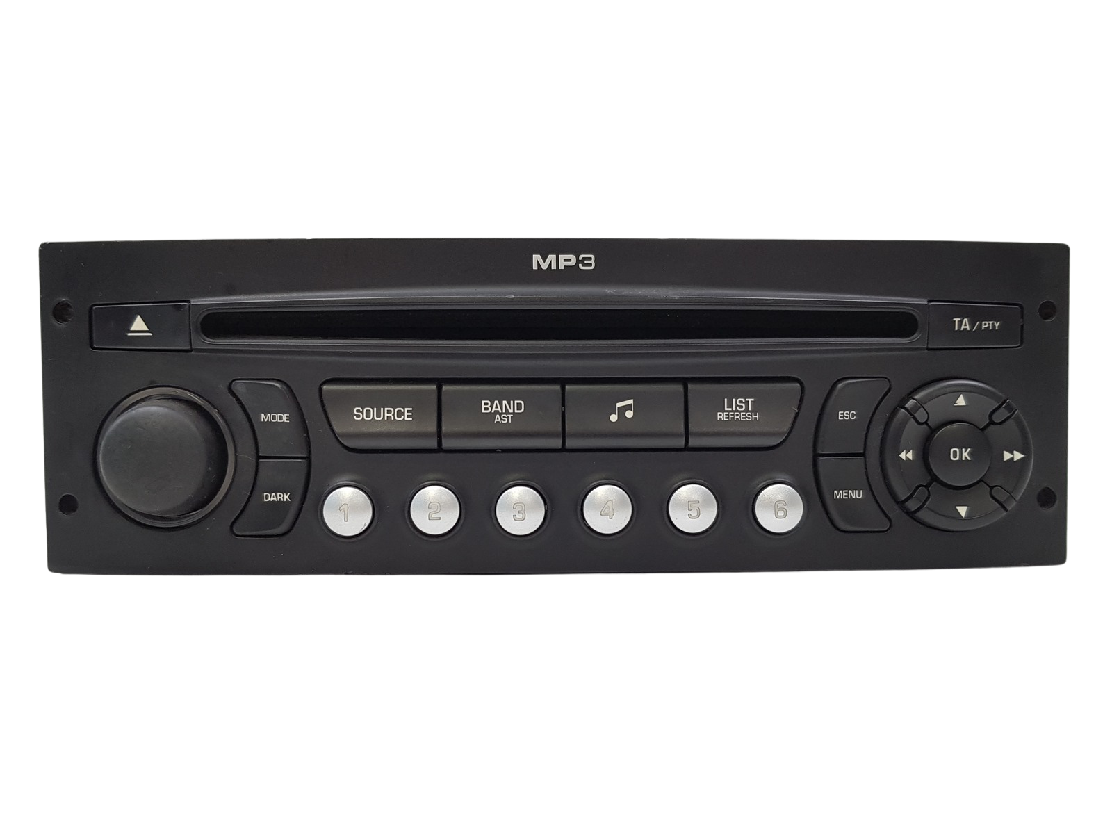 Cd-Radio Mit Mp3 Peugeot 207 96643699XT PSARCD431-63 VDO main product photo