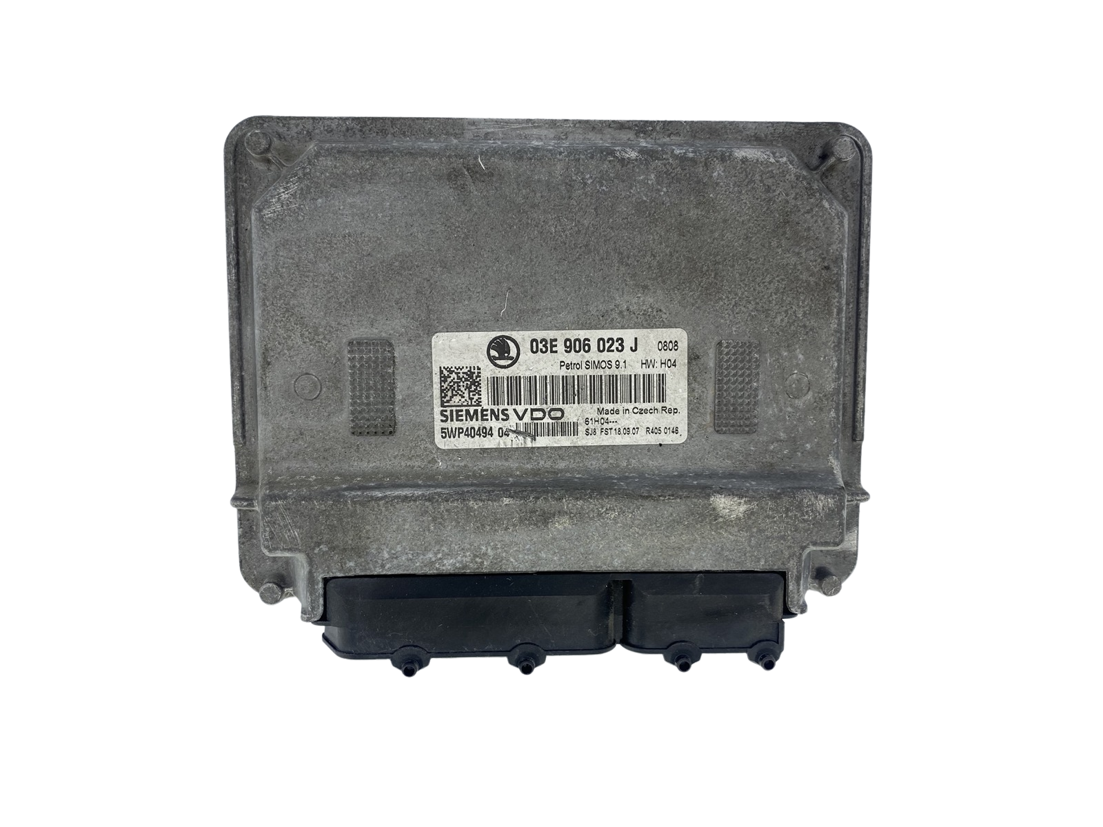Steuergerät 03E906023J 5WP40804 04 VW Siemens 51020 main product photo