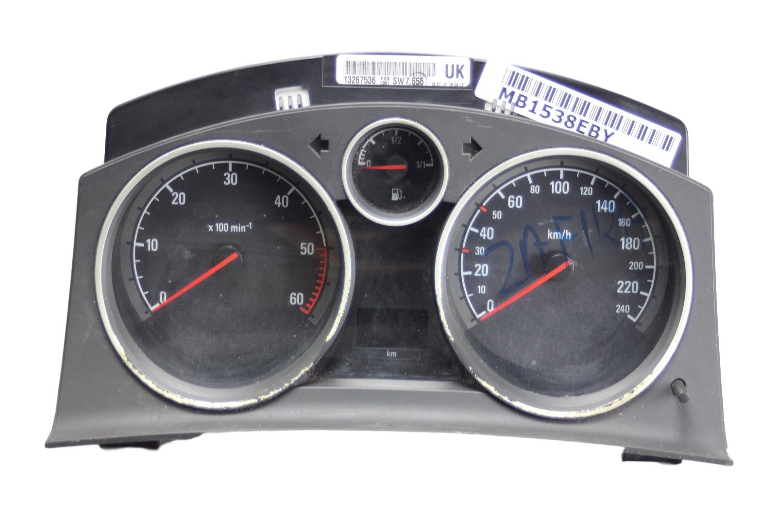 Tacho Kombiinstrument Opel Zafira 13267536 UK Benzyna main product photo