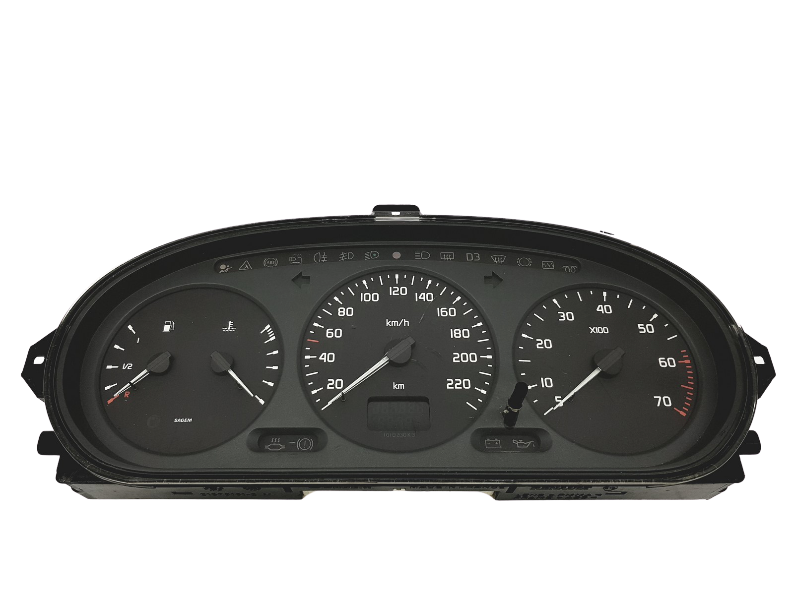 Tacho Kombiinstrument Renault Megane 1 Scenic 1 21578161-2 30631 main product photo