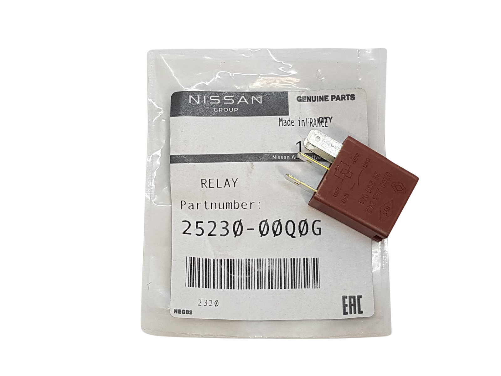 Relais 20A Renault Nissan 2523000Q0G 8200263342 Original main product photo