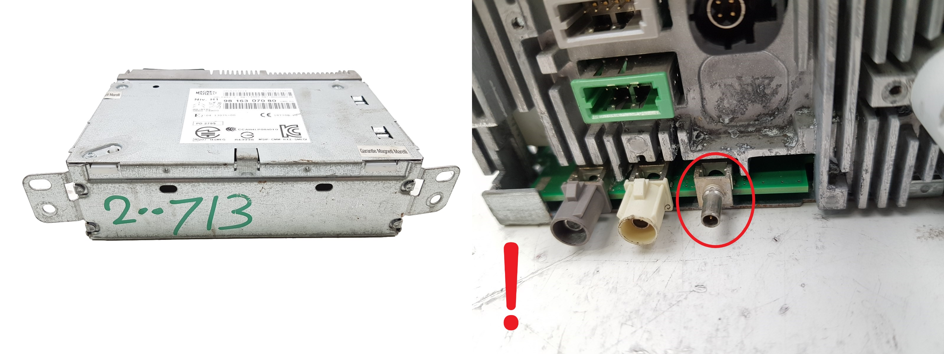 Navigationssystem Peugeot 308 II 9816307080 503551710802 main product photo