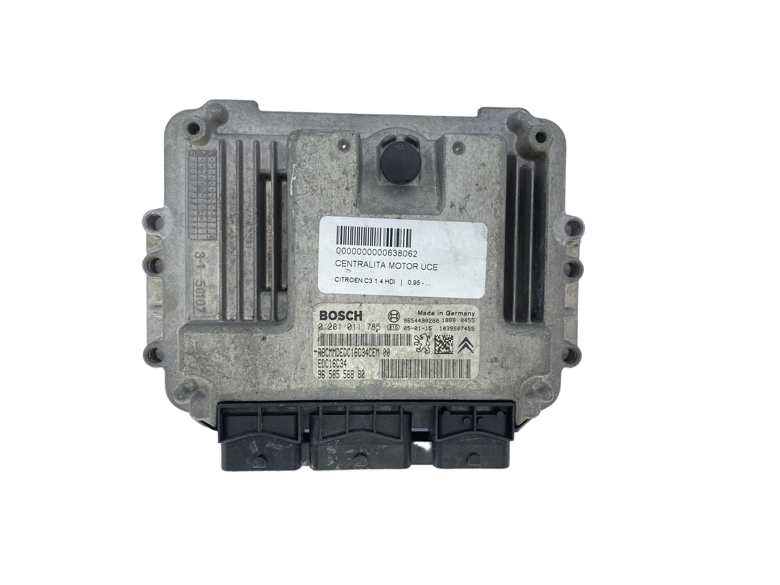 Steuergerät PSA 0281011785 9658556880 9654490280 Bosch 60360 main product photo