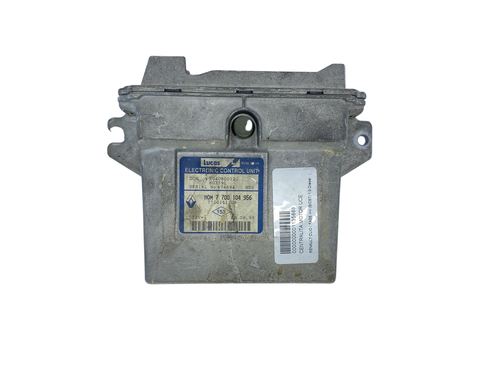 Steuergerät 7700104956 7700111206 R04080012J 80759L Renault 60446 main product photo