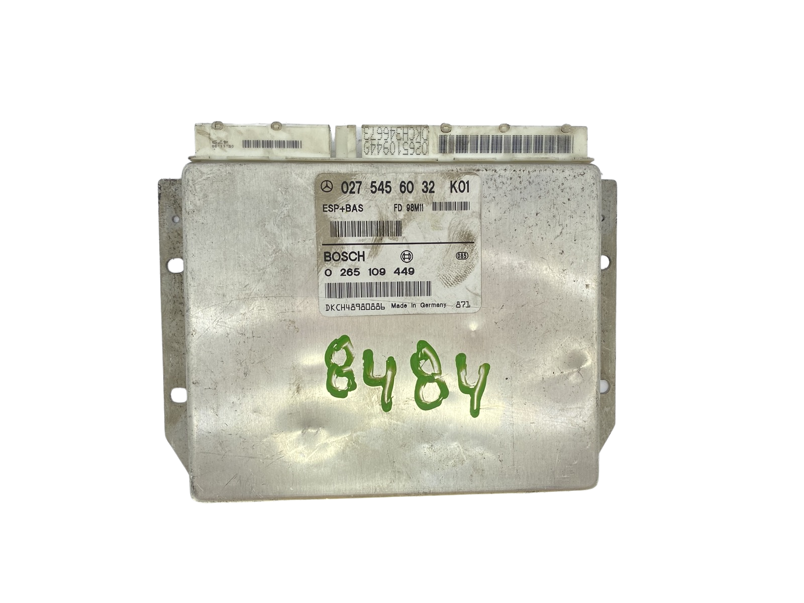 Steuergerät ESP Mercedes 0275456032 K01 0265109449 Bosch 60543 main product photo