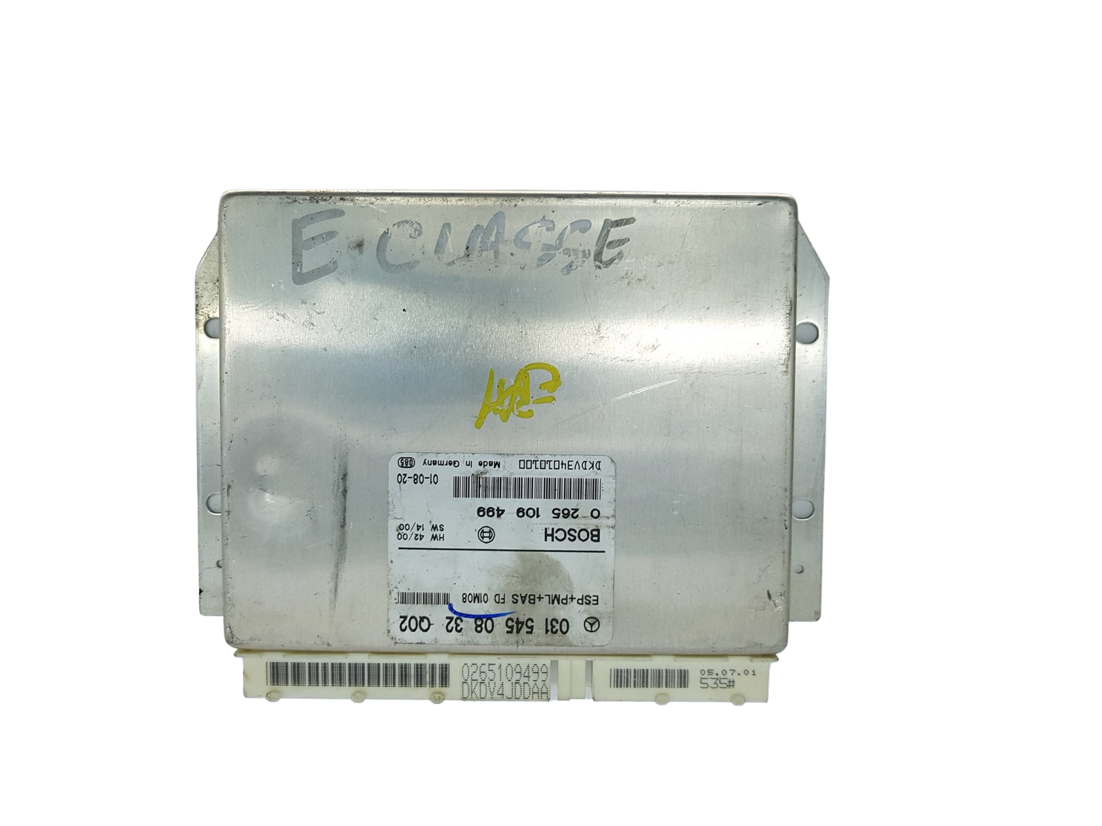 Steuergerät 0315450832 Q02 0265109499 Mercedes Bosch 16325 main product photo