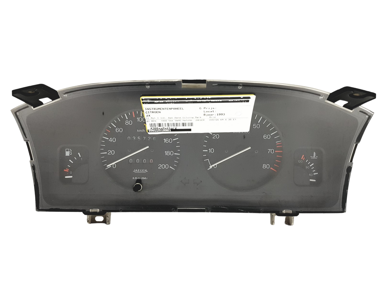 Tacho Kombiinstrument Citroen ZX 9611630580 09022519901 49668 main product photo