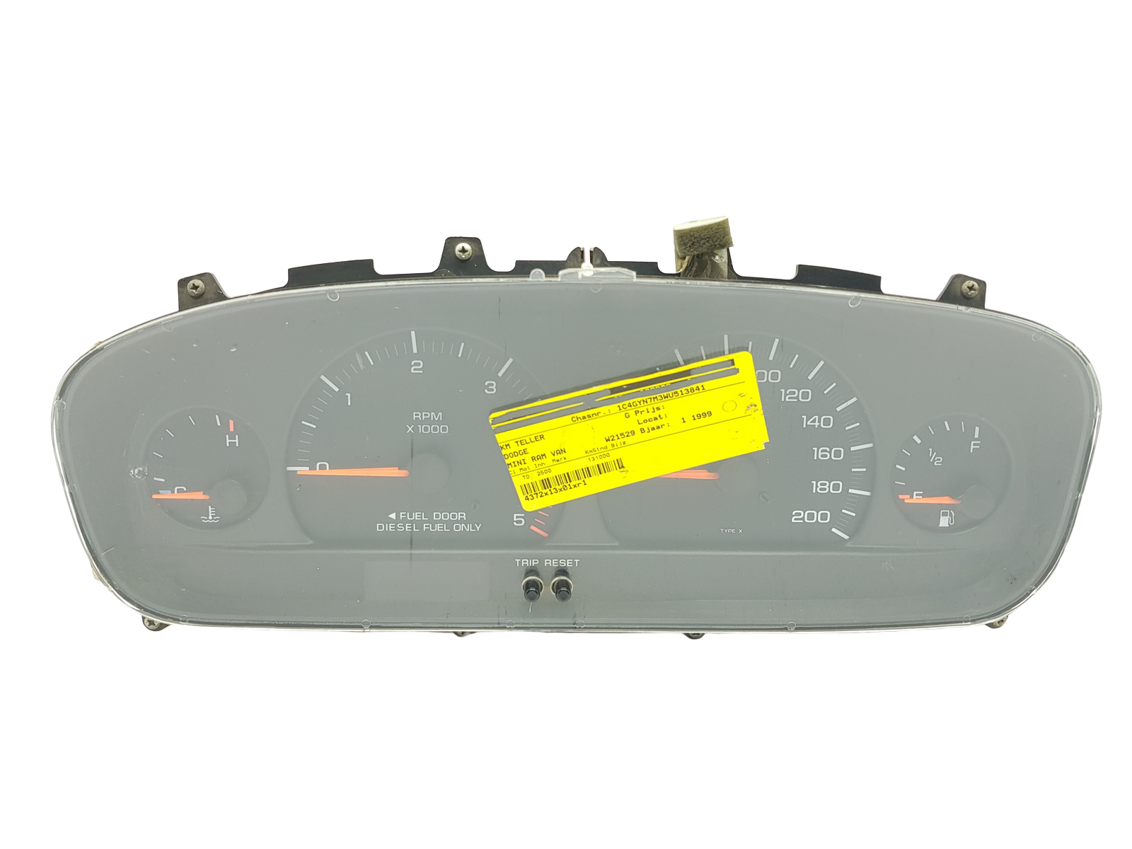 Tacho Kombiinstrument Chrysler Voyager P04685629 C 25722 main product photo