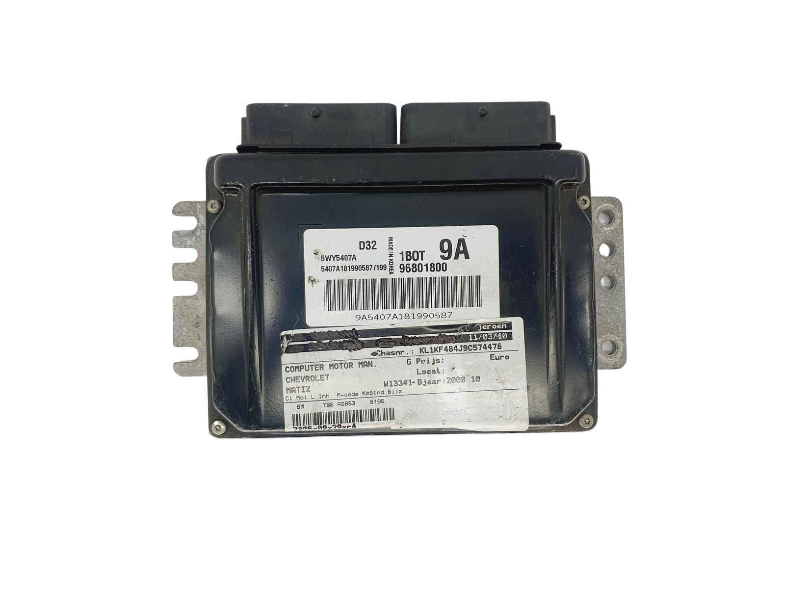 Steuergerät 96801800 5WY5407A D32 1B0T 9A Chevrolet Kemsco 43471 main product photo