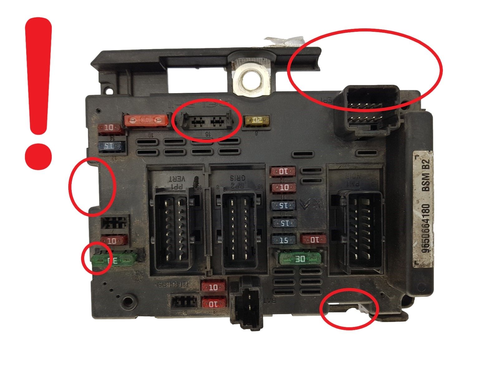 Steuergerät BSM B2 9650664180 PSA Delphi 1502 main product photo