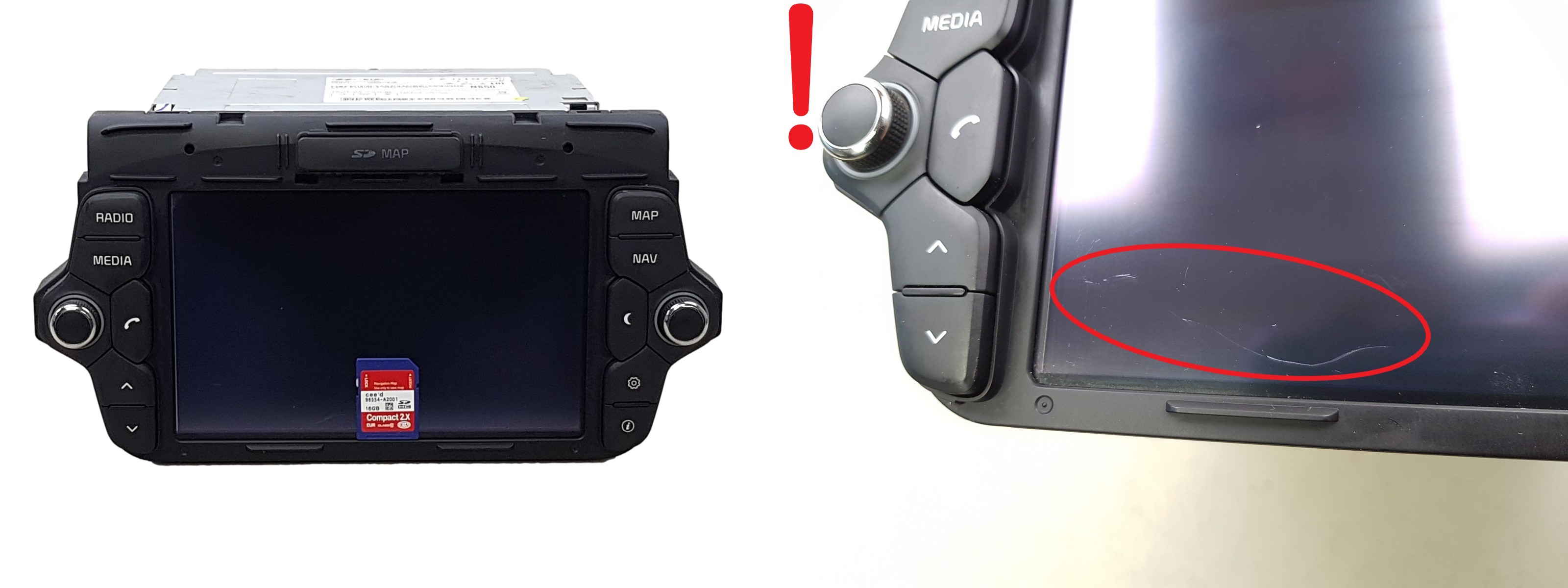 Navigationssystem Radio KIA Ceed 96560-A2501WK 96554-A2001 main product photo