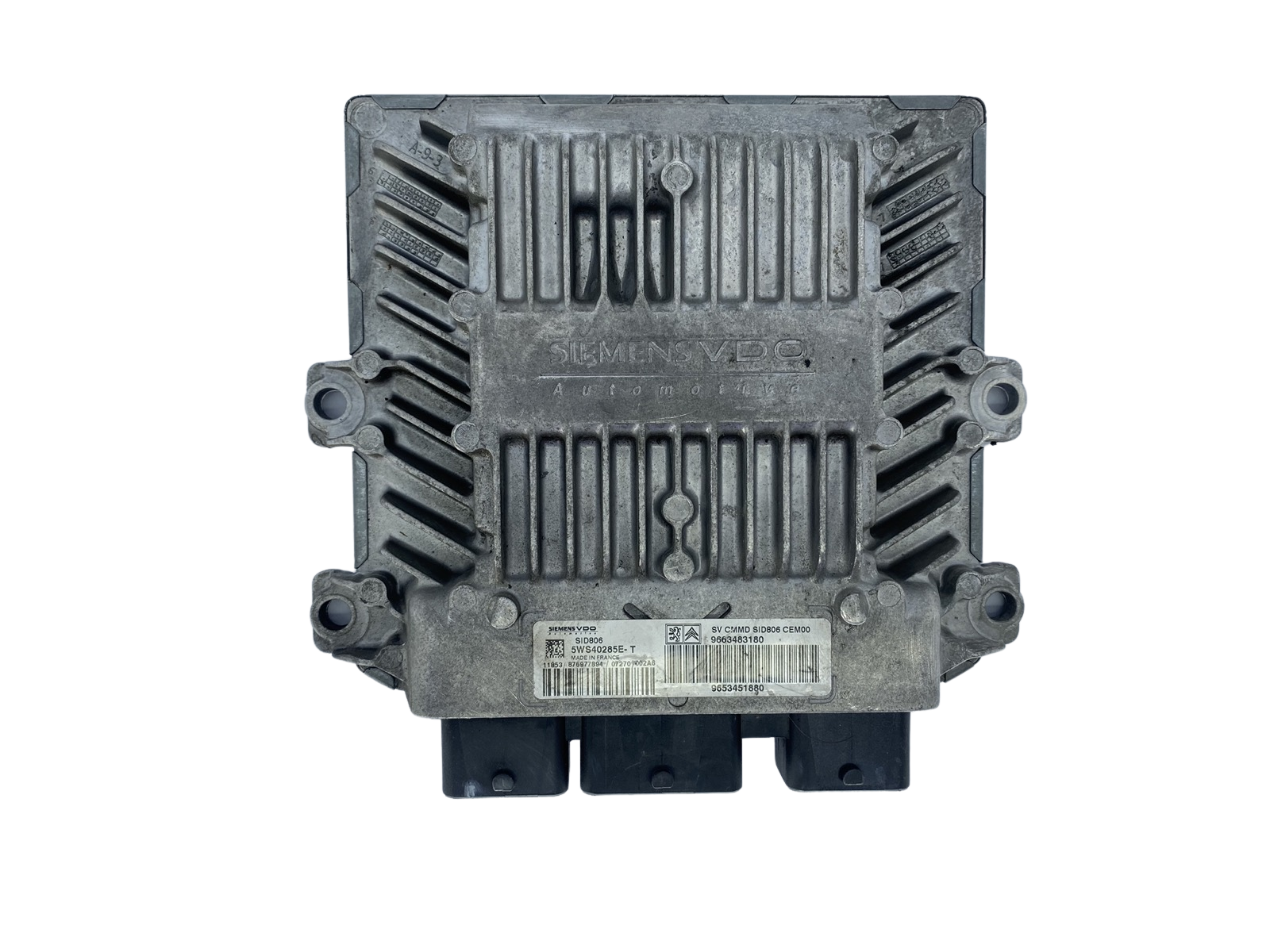 Steuergerät 9663483180 9653451880 5WS40285E-T SID806 PSA Siemens 48297 main product photo