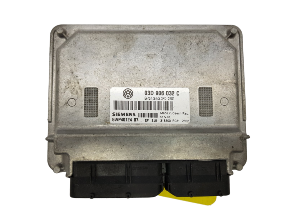 Steuergerät VW 03D906032C 5WP40124 07 Siemens main product photo