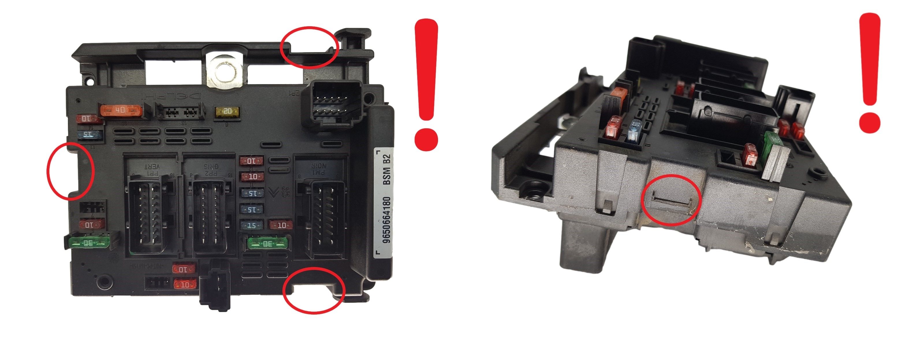 Steuergerät BSM B2 9650664180 PSA Delphi 2296 main product photo