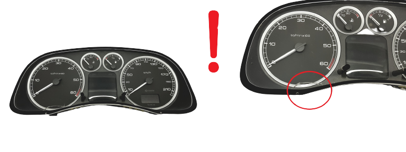 Tacho Kombiinstrument Peugeot 307 9646742480 0R00 Sagem 48063 main product photo