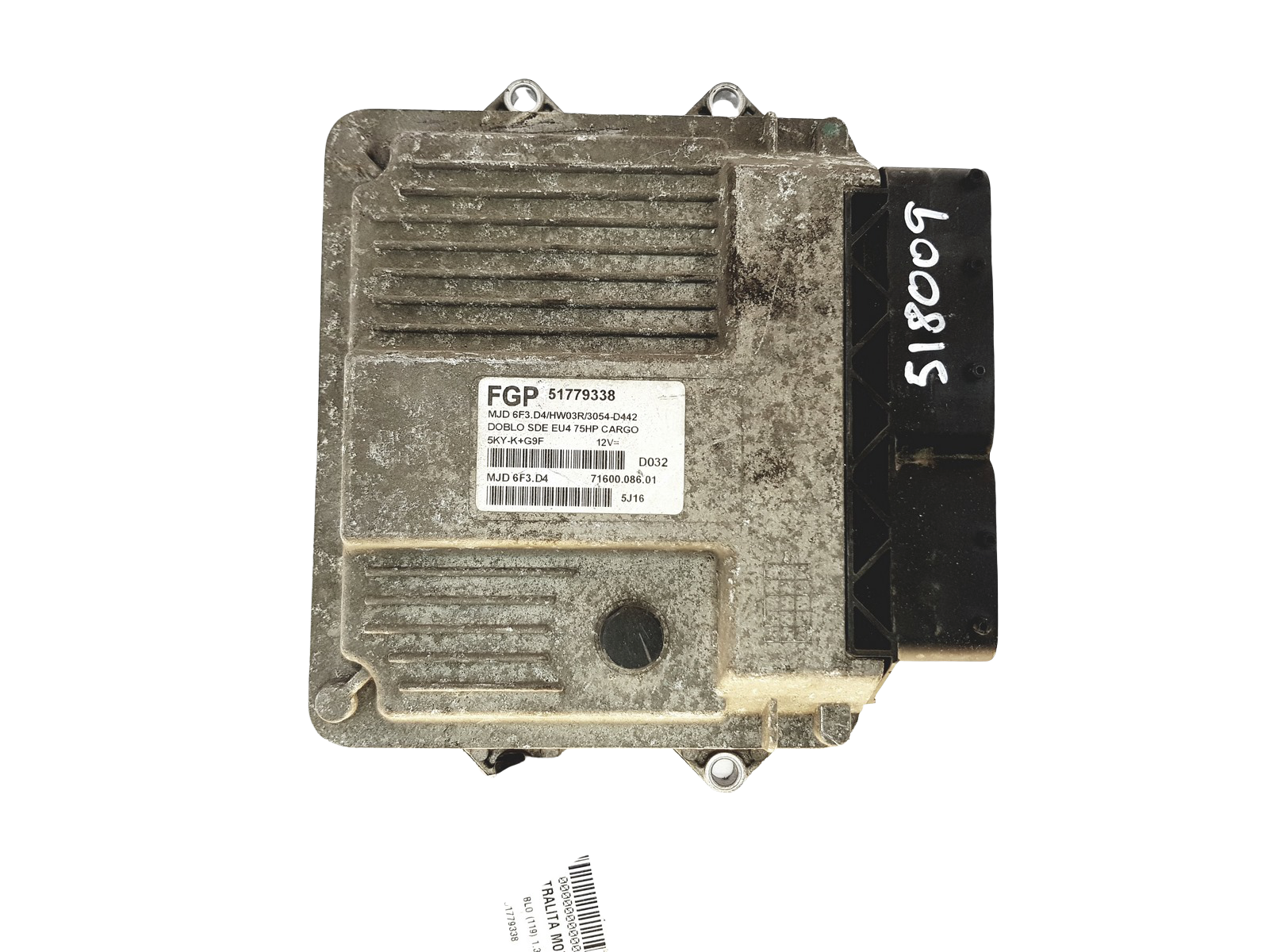 Steuergerät MJD6F3.D4 51779338 Fiat Megneti Marelli main product photo