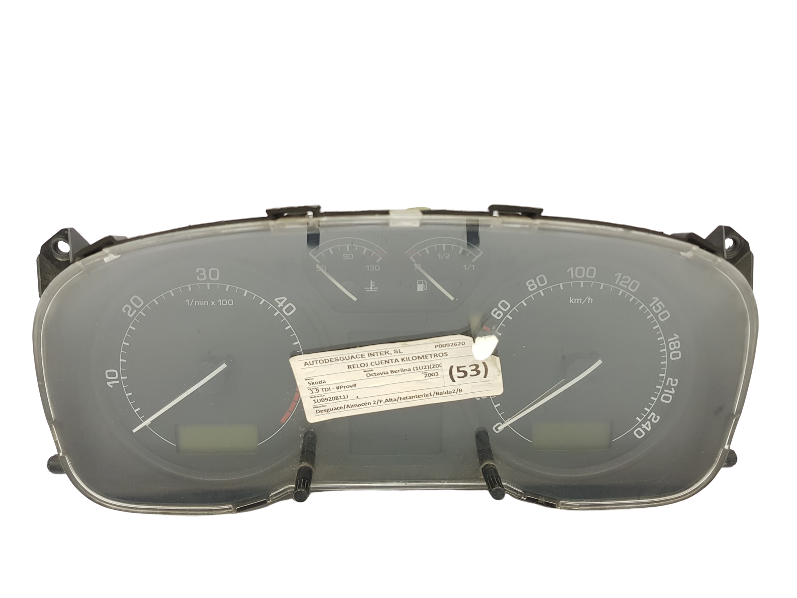 Tacho Kombiinstrument Skoda Octavia 1U0920811J 110080146021 26660 main product photo