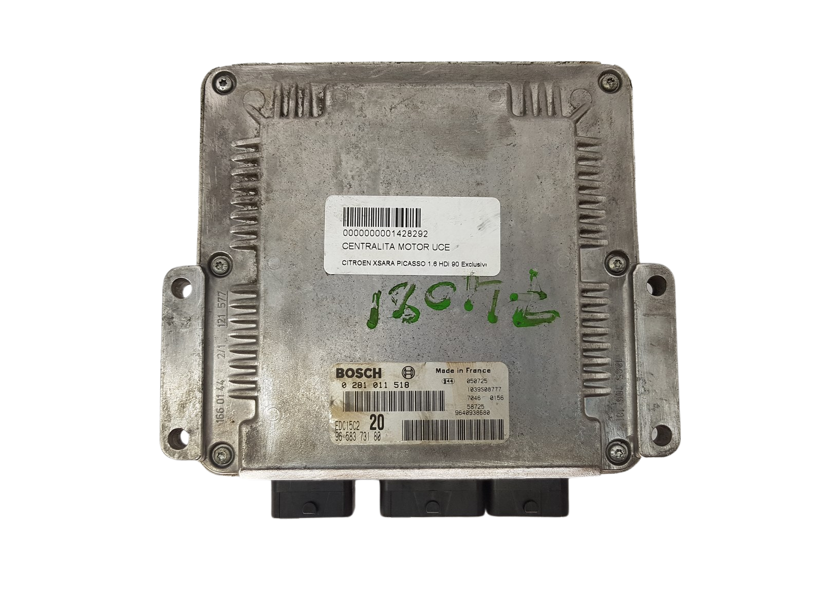 Steuergerät 0281011518 9658373180 9640938680 PSA Bosch 3411 main product photo