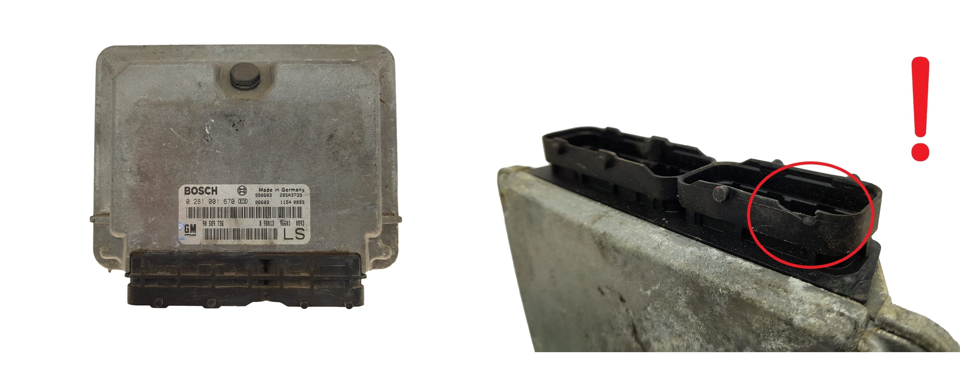 Steuergerät 90589736 0281001670 Opel Bosch 13798 main product photo