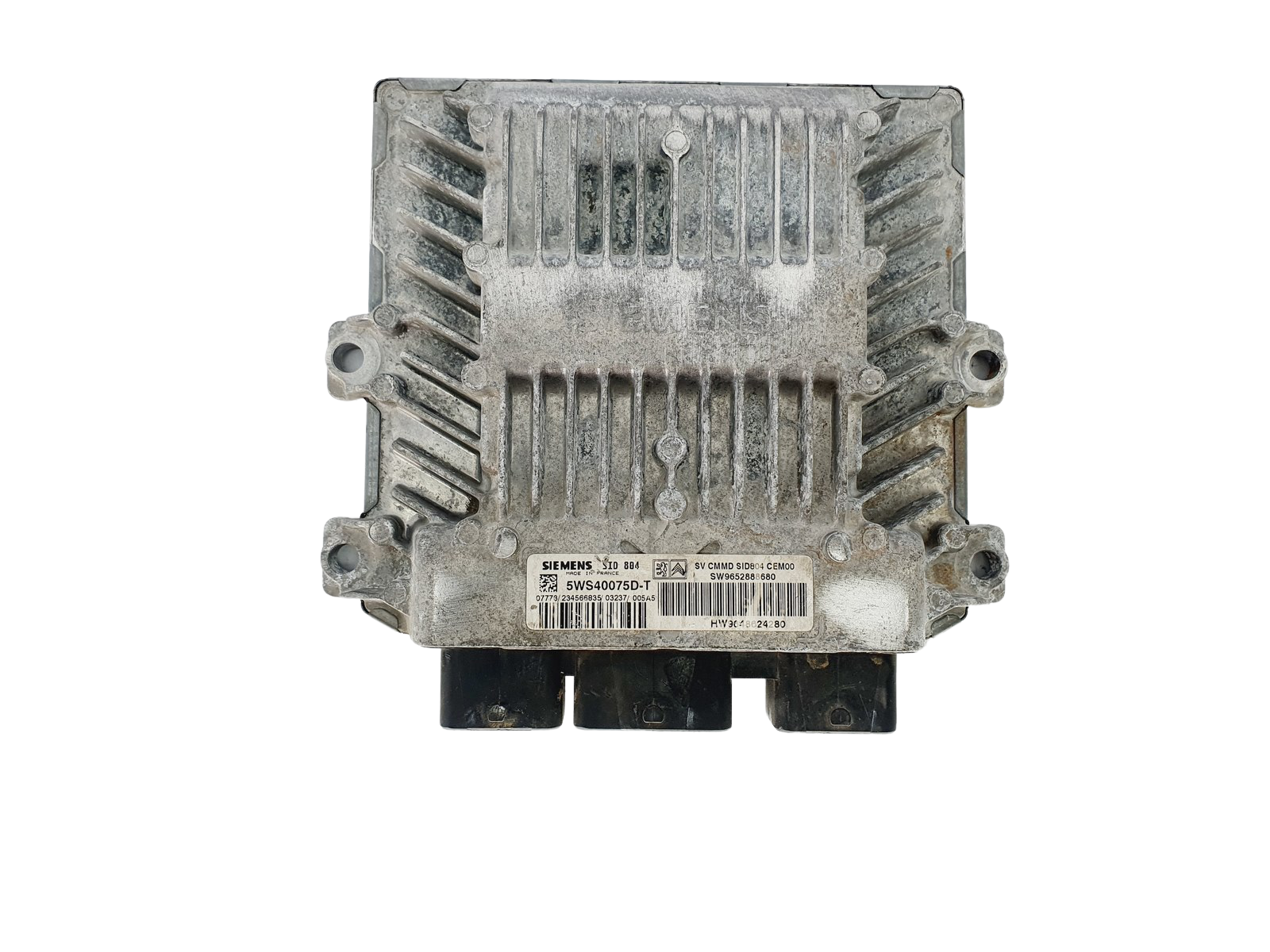 Steuergerät 5WS40075D-T 9652888680 9648624280 PSA Siemens 38552 main product photo