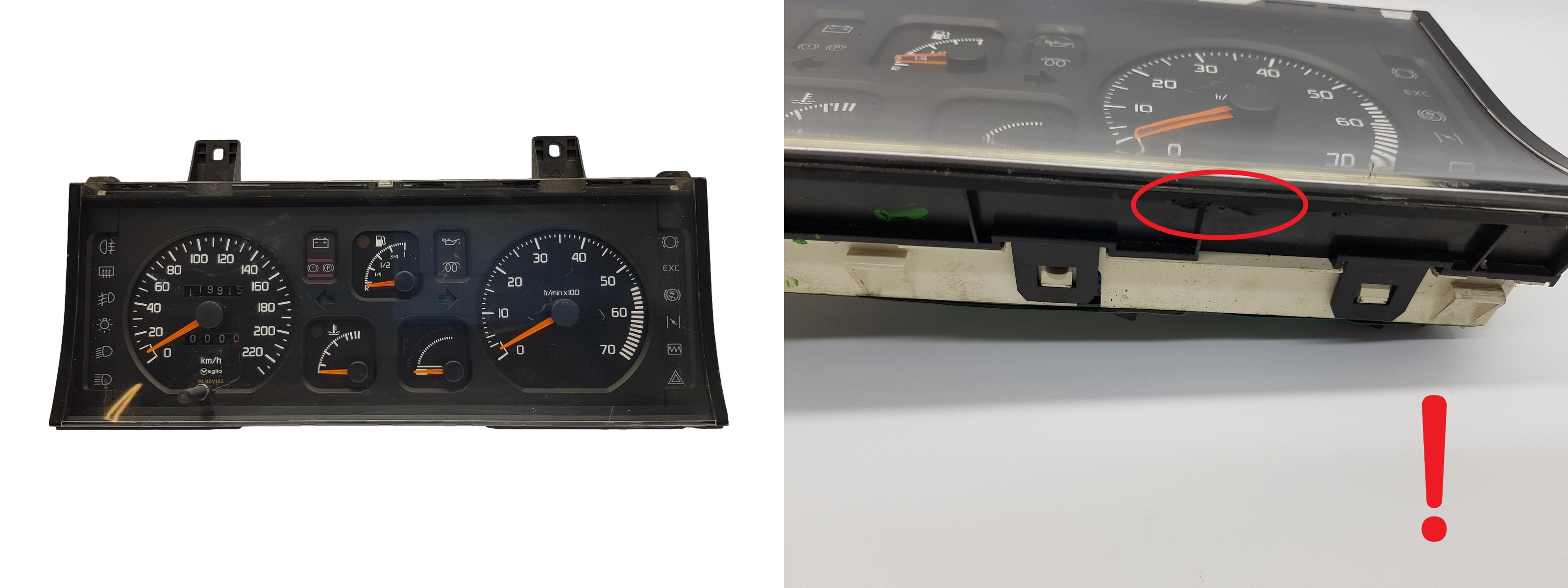 Tacho Kombiinstrument Renault Clio 1 7700809036 B 1779 main product photo