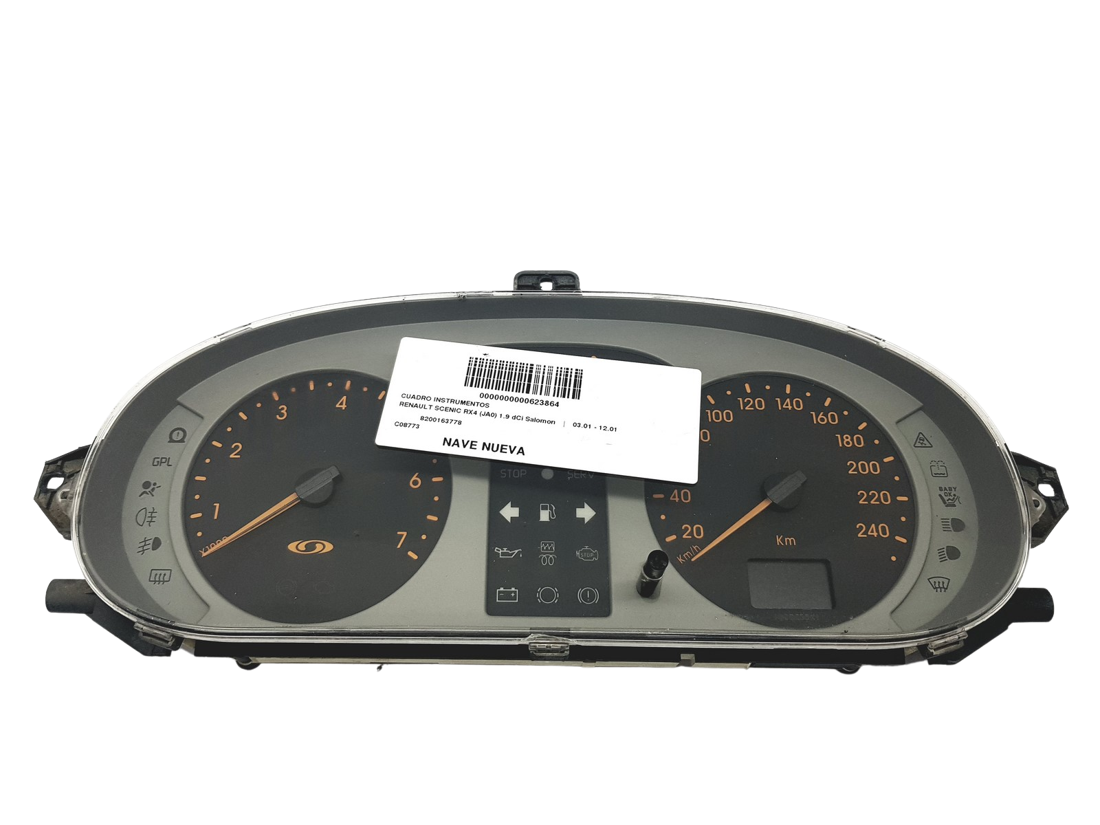 Tacho Kombiinstrument Renault Scenic RX4 8200163778 main product photo